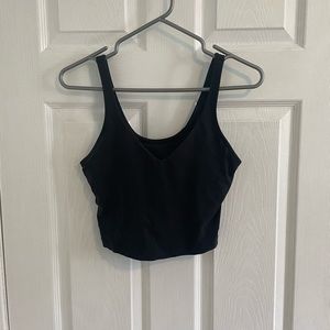 Lululemon Align Tank, size 6, colour black, worn 2x